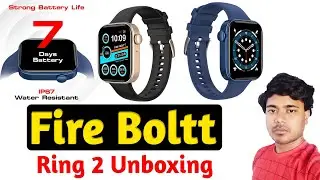 fire boltt ring smartwatch unboxing | fire-boltt ring 3 smartwatch review