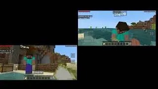 Lan offline multiplayer test in version 1.21.100 tutorial vid is still underway