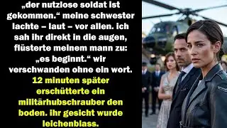 meine schwester verspottete mich als &bdquo;nutzlosen soldaten&ldquo; &ndash; 12 minuten sp&auml;ter landete der heli