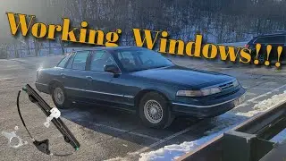 How To Replace FORD Crown Victoria Window Regulators!!