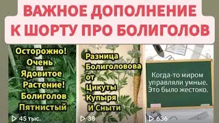 КАК ВЫГЛЯДИ: ЦИКУТА, БОЛИГОЛОВ, СНЫТЬ, КУПЫРЬ И КЕРВЕЛЬ | ЯДОВИТЫЕ И СЪЕДОБНЫЕ РАСТЕНИЯ #каквыглядит