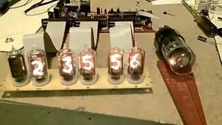Descrete 4000 CMOS Series Nixie Clock Board