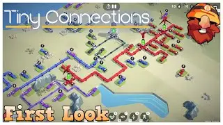 One Part Mini Motorways and One Part Utility Manager | Tiny Connection First Look