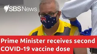 Prime Minister Scott Morrison receives second COVID-19 vaccine jab | SBS News