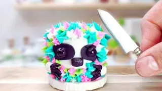 AMAZING Colorful Miniature Cake | Colorful Cake Decorating Tutorial