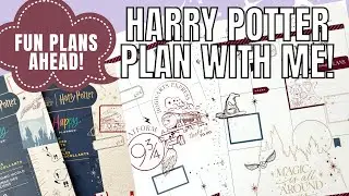 Harry Potter Plan With Me | Classic Happy Planner Spread | Decorative Planning