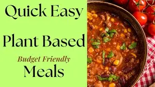Plant-based diet meal plan for beginners | Budget Meals | 1 week of meals | one pot #naturespantry