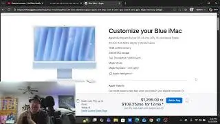 FREE BIG GIVEAWAY CONTEST BLUE Apple iMac 24