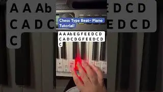 Chess Type Beat- Piano Tutorial!