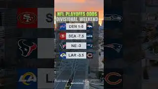 NFL Divisional Playoff Odds: Patriots, Broncos Best Bets? #nflplayoffs #nflodds #nfl