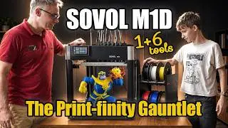 Sovol M1D IDEX Toolchanger Unboxing & First Look! 🤯 The most versatile 1+6 Color 3D Printer?