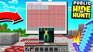 unlocking the MOST PROTECTED Minecraft Chest on the server... (Hide or Hunt)