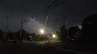 Denver Pennsylvania may 19, 2019 Funnel cloud beginning to form