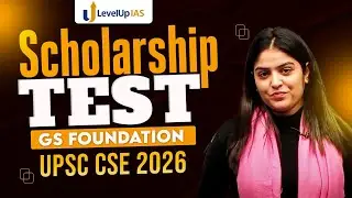 How to get Rs. 50,000 Scholarship For UPSC CSE 2026 Prep? #levelupias