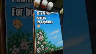 Easy Acrylic Painting 🎨 #art #painting #trending #creativecontentcreator #shortviral