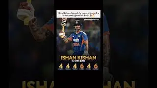 Ishan Kishan punishes Sodhi for 28 in an over🗿🔥
