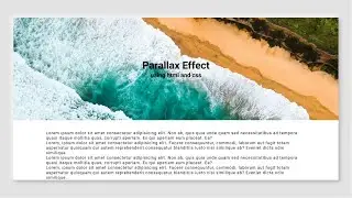 Parallax Effect | using HTML & CSS only