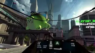 WipEout oc: Xx_Jordan_38_xX vs TheBulletDodger7 - intense racing