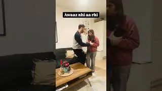 Awaaz nhi aa rhi😂 #games #couple #trending #comedy #funny #married #husbandwife #shorts #amazon #fy