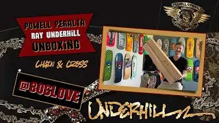 Unboxing Video - Powell Peralta Ray Underhill Skateboard Deck in Black & Gold Foil #powellperalta