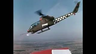 Bell AH-1G rocket pods jettison tests