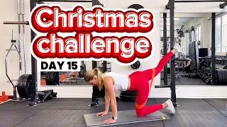 10 Minute Lower Body Workout – Christmas Challenge Day 15 (Resistance Band Optional) 🎄🔥