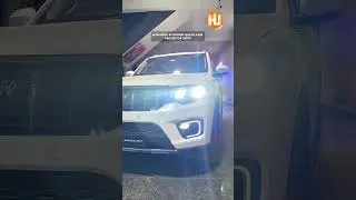 MAHINDRA SCORPION QUAD LASER PROJECTOR SETUP #mahindra #scorpion #laserprojector #headlightupgrade