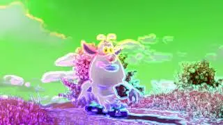 Booba riding skateboard!!//Booba Fun Zone Effects//