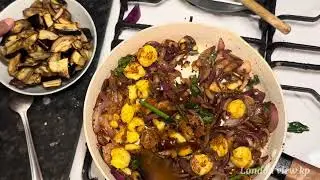 Healthy Prawn & Aubergine Fry | Sri Lankan–Style Medium Spicy Recipe