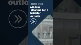 Sparkling Views from the Top! | High-Rise Window Cleaning #windowcleaning #cleaning #sydney