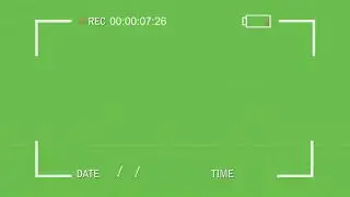 Green Screen #1 CAMERA RECORDING