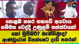 කෝ මුජිබර්? හැන්ගිලාද? |  කොළඹ නගර සභාවේ අයවැය සම්මත වෙද්දී උණුසුම් තත්ත්වයක්!