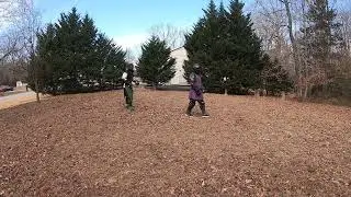 Dawson VS Griffin Falcheon and Polish Saber #hema #martialarts #combatsport #swordfighting #fencing 