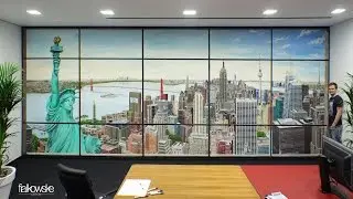 #2 Illusionsmalerei / Wandmalerei / mural - the skyline / fialkowske / dj Rondee / Josi Fia / Acryl