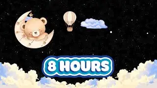 Gentle Baby Sleep Sensory 🌙 Calming Night Sky, Drifting Clouds & Soothing Motion (8 Hours)