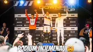 P3 🥉 bei der Downhill DM 2025🇩🇪 // staubig, sketchy und am Ende Podium🤯 // Simon Maurer RaceVlog🎥🏁