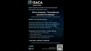 RPA for enterprises &ndash; The benefits and associated risk challenges