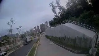 FPV practice between poles & trees LDARC HD140 Hongkong 4S 650mah