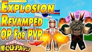 New Explosion Revamp is OP For Pvp | Boku No Roblox Remastered