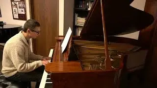 A.B. Chase 1922 Mahogany Grand Piano - Romanian Folk Dance No. 1 by B&eacute;la Bart&oacute;k