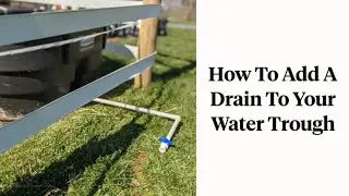How to Create an Easy Trough Drain Extension: Step-by-Step Guide for Efficient Water Flow