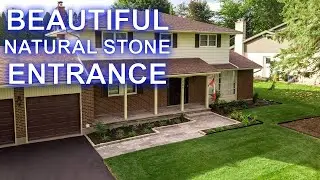 BEAUTIFUL Natural Stone Entrance | Landscaping Showcase in Waterloo