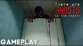 There Are Ghosts in the Stalls- Full Walkthrogh Game (SHORT HORROR GAME)