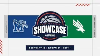 American Hoops Showcase: Memphis vs North Texas Men's Basketball Highlights (Feb. 15, 2024)