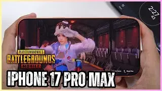 iPhone 17 Pro Max PUBG Mobile Gaming test | Apple A19 Pro, 120Hz Display