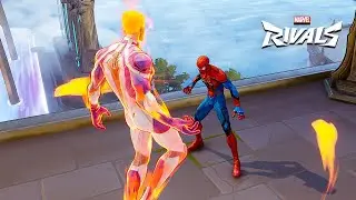 All Human Torch Interactions with Heroes - Marvel Rivals