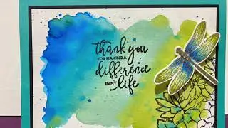 How to Create Watercolour Background for Cards
