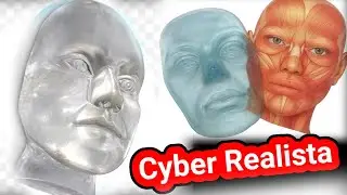 Rosto de cyber skin como dar brilho no rosto de cyber skin transparente  Cyber Realista
