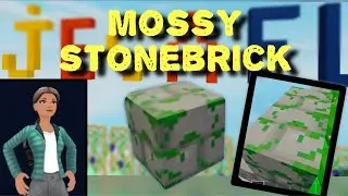 How to make the Mossy Stonebrick in Skyblock Roblox