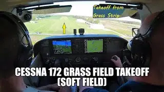 Grass Field Takeoff Flight Training